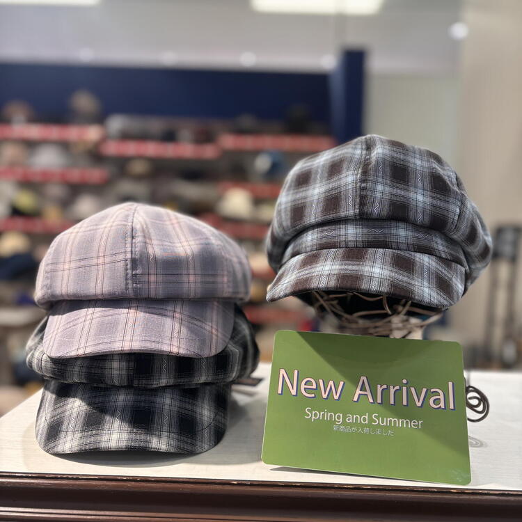 チェックキャスケット