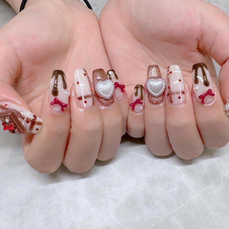 バレンタインネイル!!｜アージュ｜ショップニュース｜ゆめタウン久留米