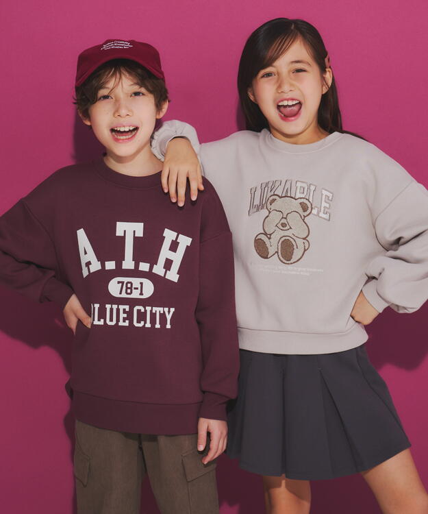 あったか乾きやすいプリントスウェット｜GLOBAL WORK（グローバル