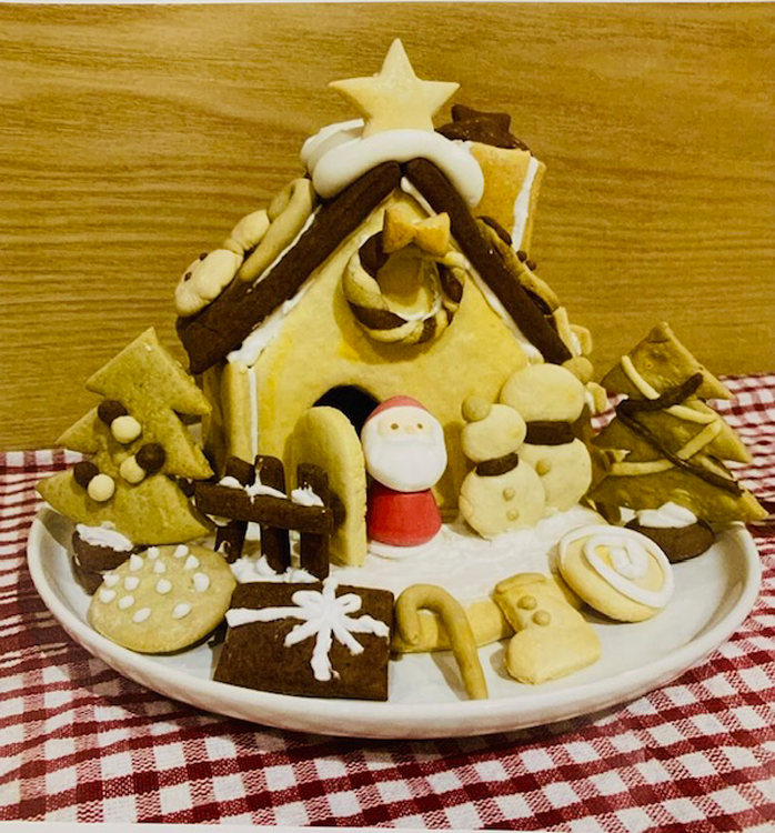 無印良品　クリスマスのお菓子の家の写真