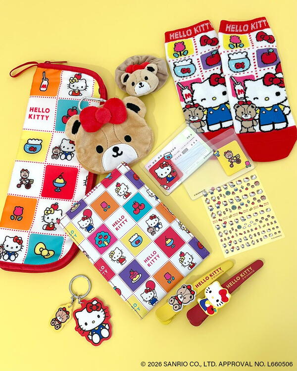 ハローキティ」と「タイニーチャム」の限定アイテムが新登場