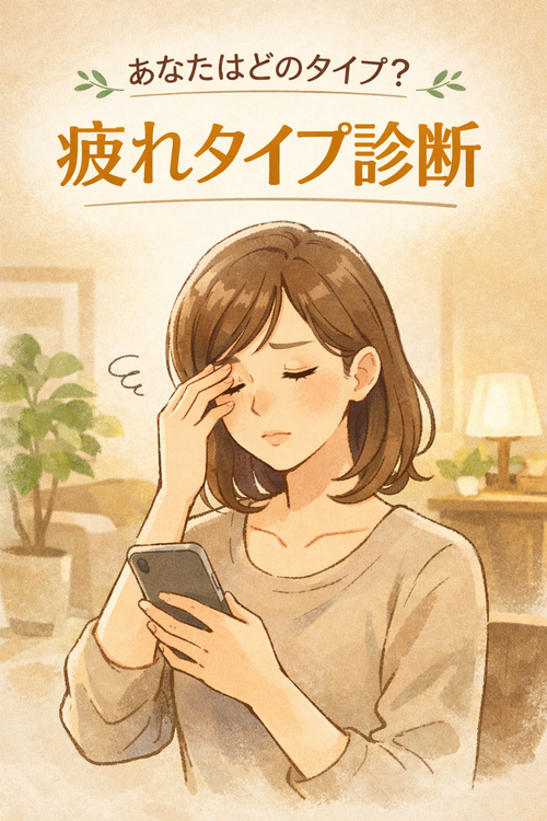 疲れタイプ診断2026年3月