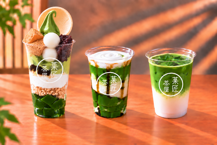 本格宇治抹茶を味わう「濃い抹茶ラテ」「黒糖抹茶わらび餅ラテ」を新
