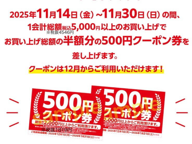 半額分クーポン還元｜シュープラザ｜ショップニュース｜ゆめタウンは