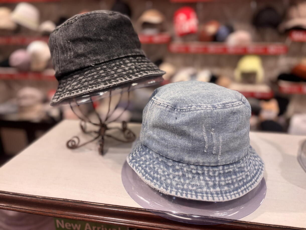 ダメージデニムハット