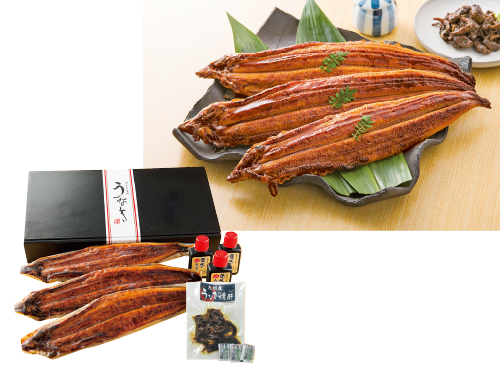 淡麗良蒲うなぎ蒲焼3尾セット(焼肝入)
