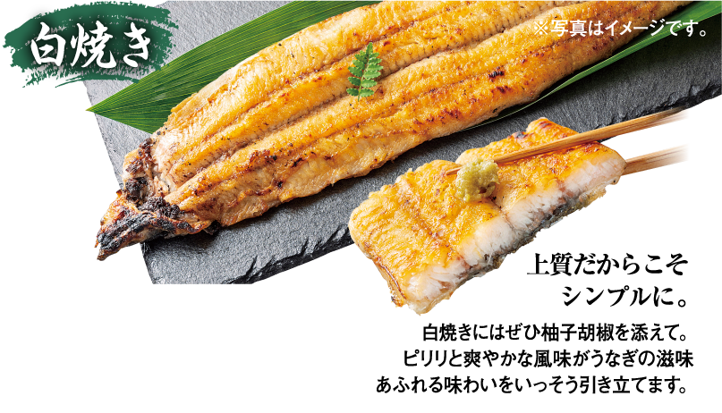 九州産 職人手焼き炭火 天の蒲(てんのかば) うなぎ白焼き